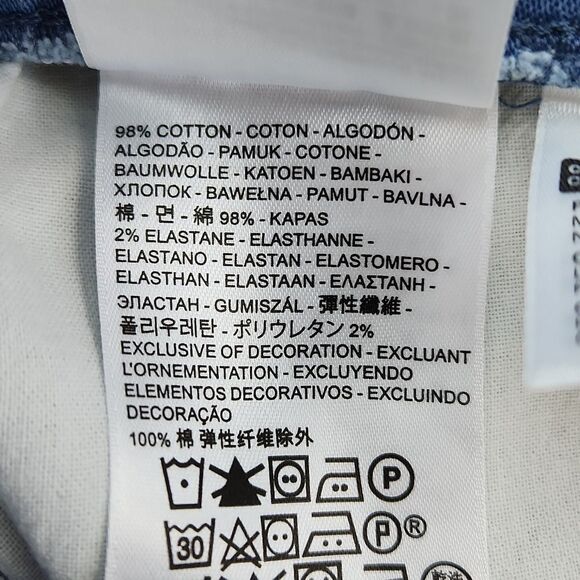 💛Levi's Light Blue Wash Maternity Jeans Size 10/30 - Picture 10 of 11